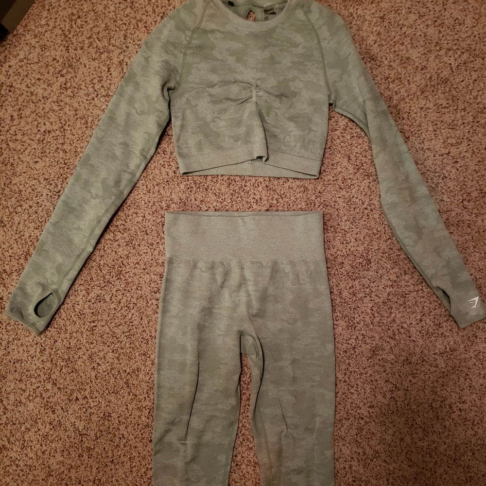 Gymshark Camo Seamless Set